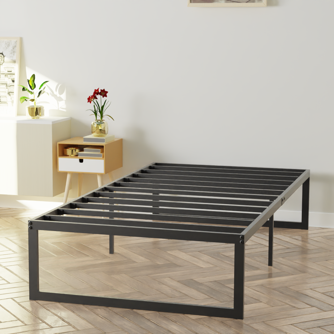 Alpha Metal Platform Bed Frame