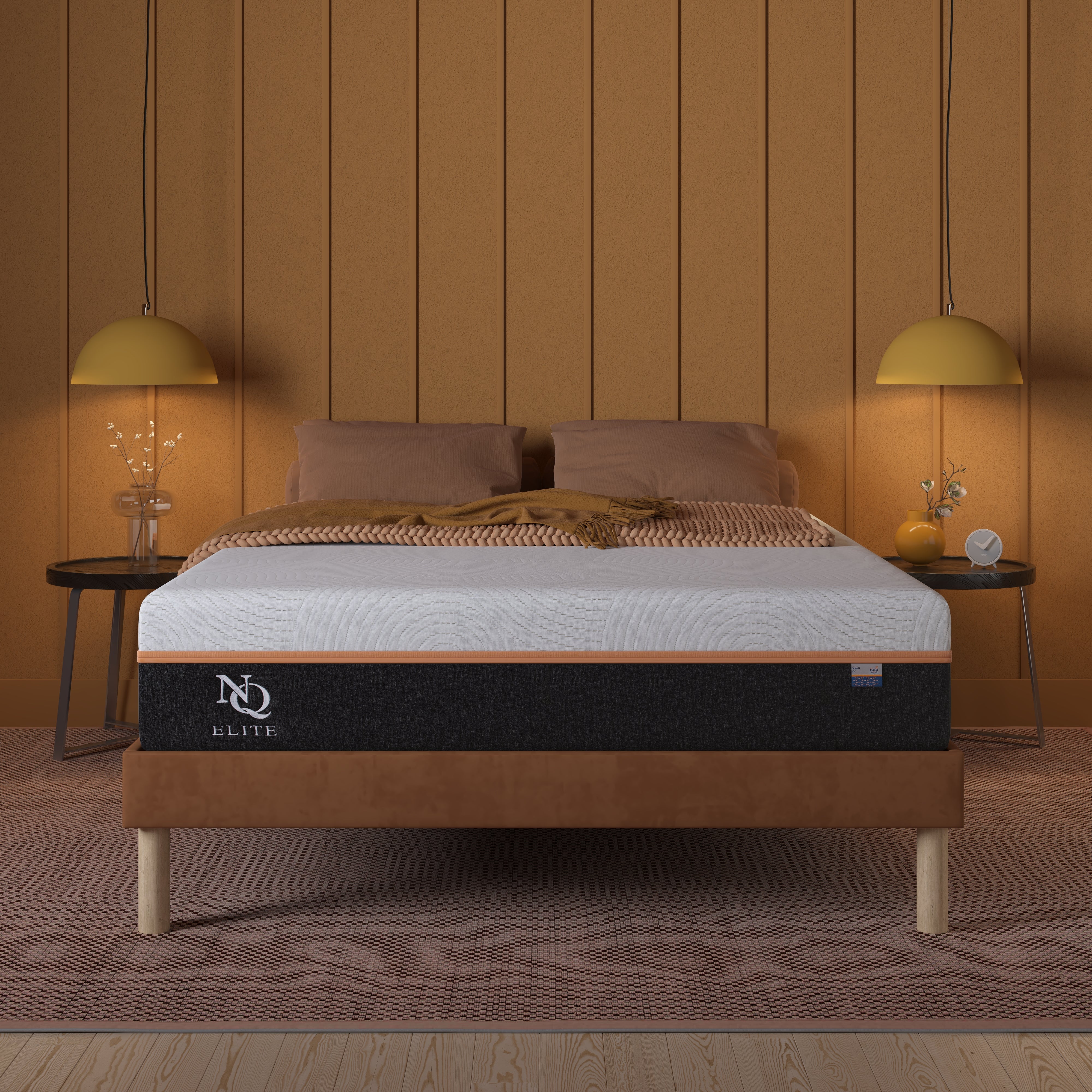 Comfy Bundle (Muse Hybrid Mattress Mattrress + Zeta Bed Frame)