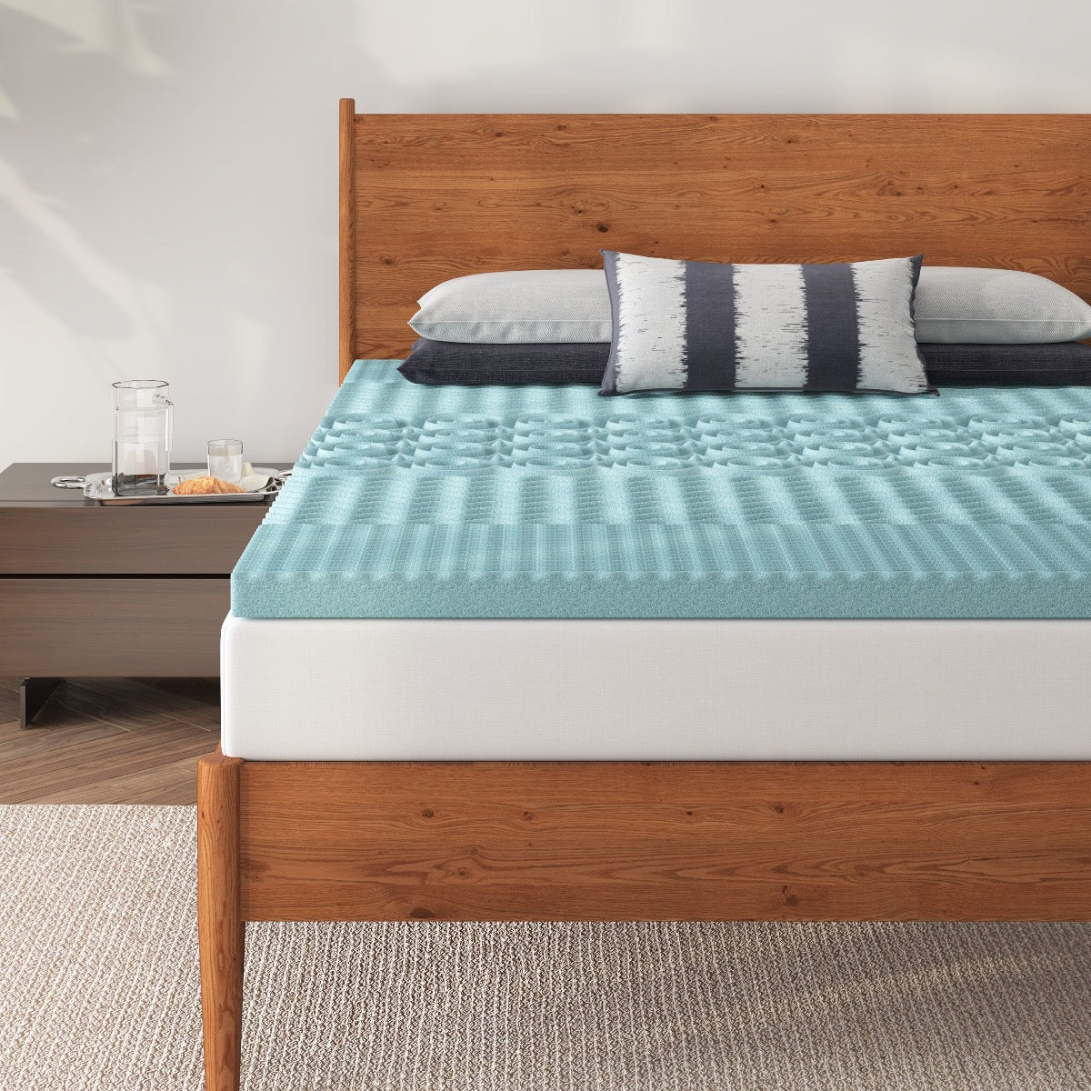 Gel Infused 5-Zone Mattress Topper