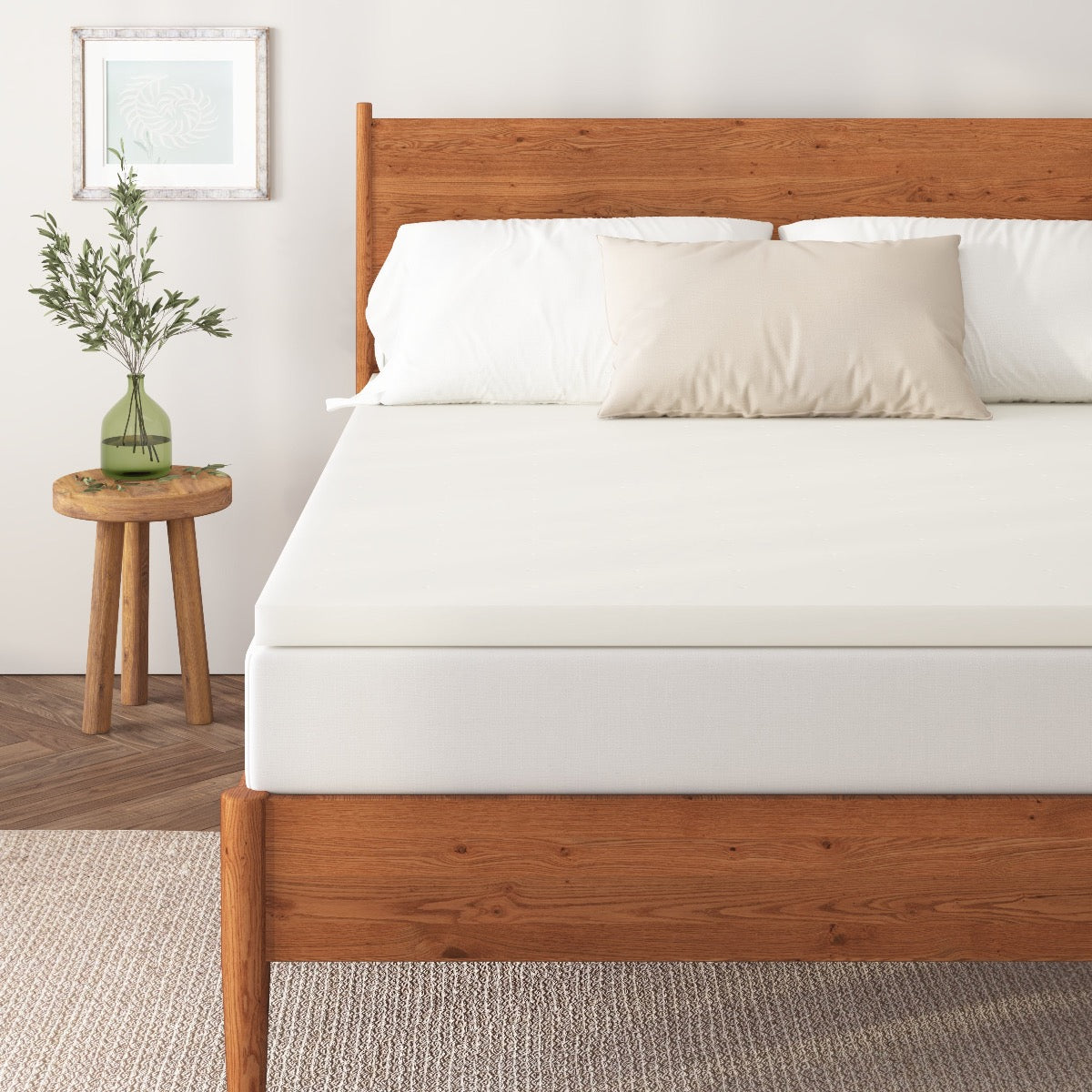 Ventilated Memory Foam Mattress Topper